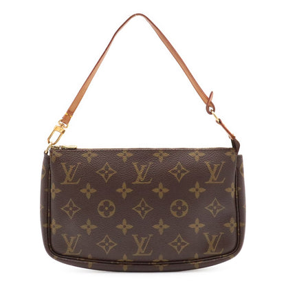 Louis Vuitton Monogram Pochette Soir Pouch Handbag Party