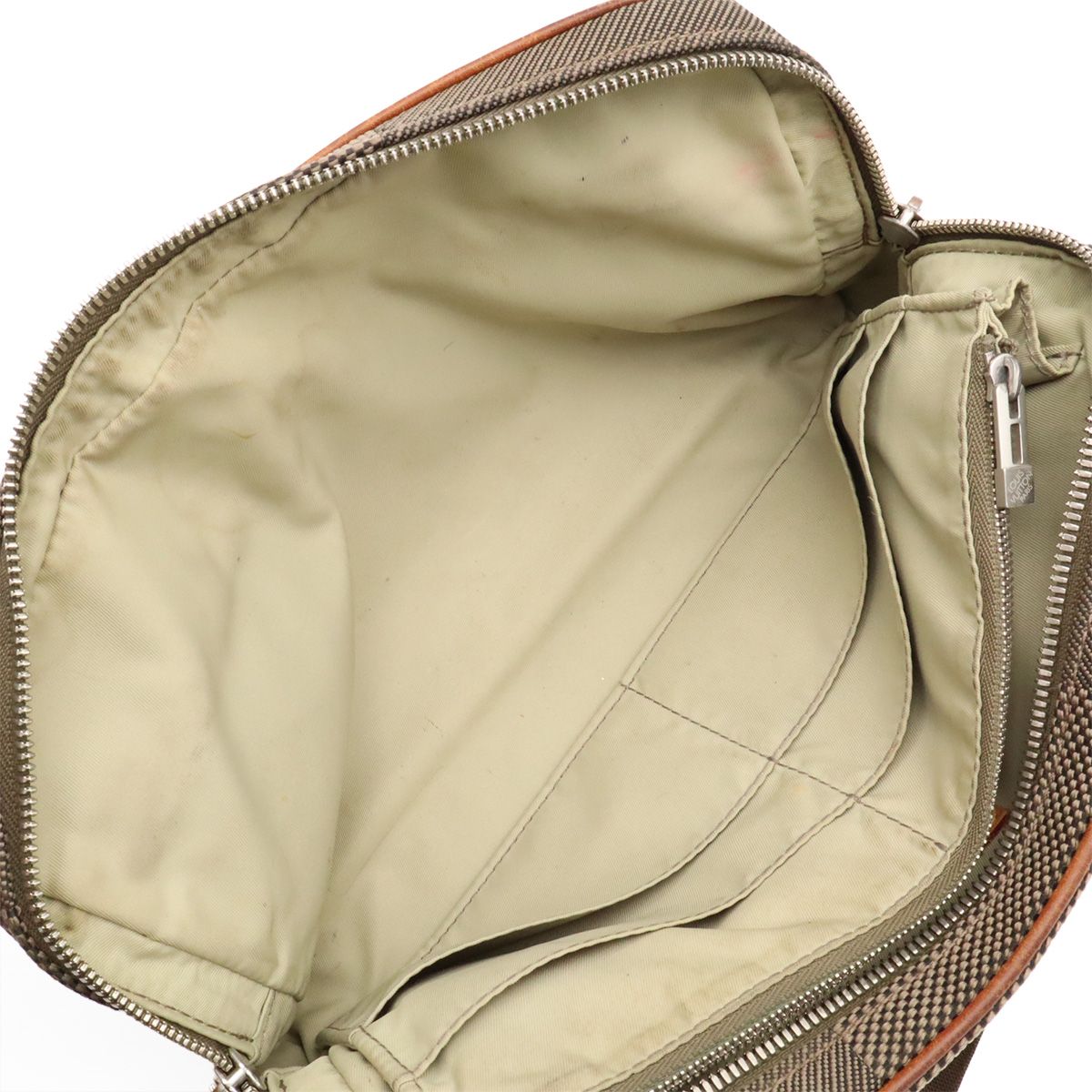Louis Vuitton Damier Geant Acrobat Belt Bag Canvas Leather Tail Khaki — view 8