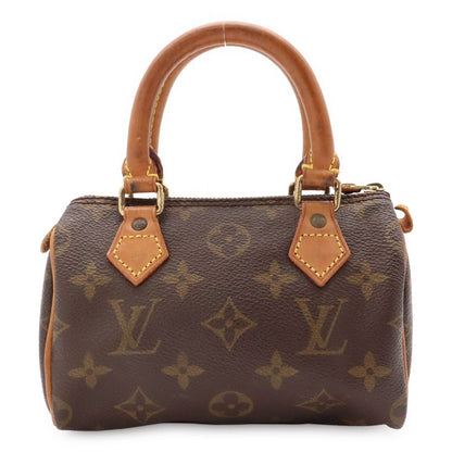 Louis Vuitton Monogram Mini Speedy Mini Bag Pouch Case