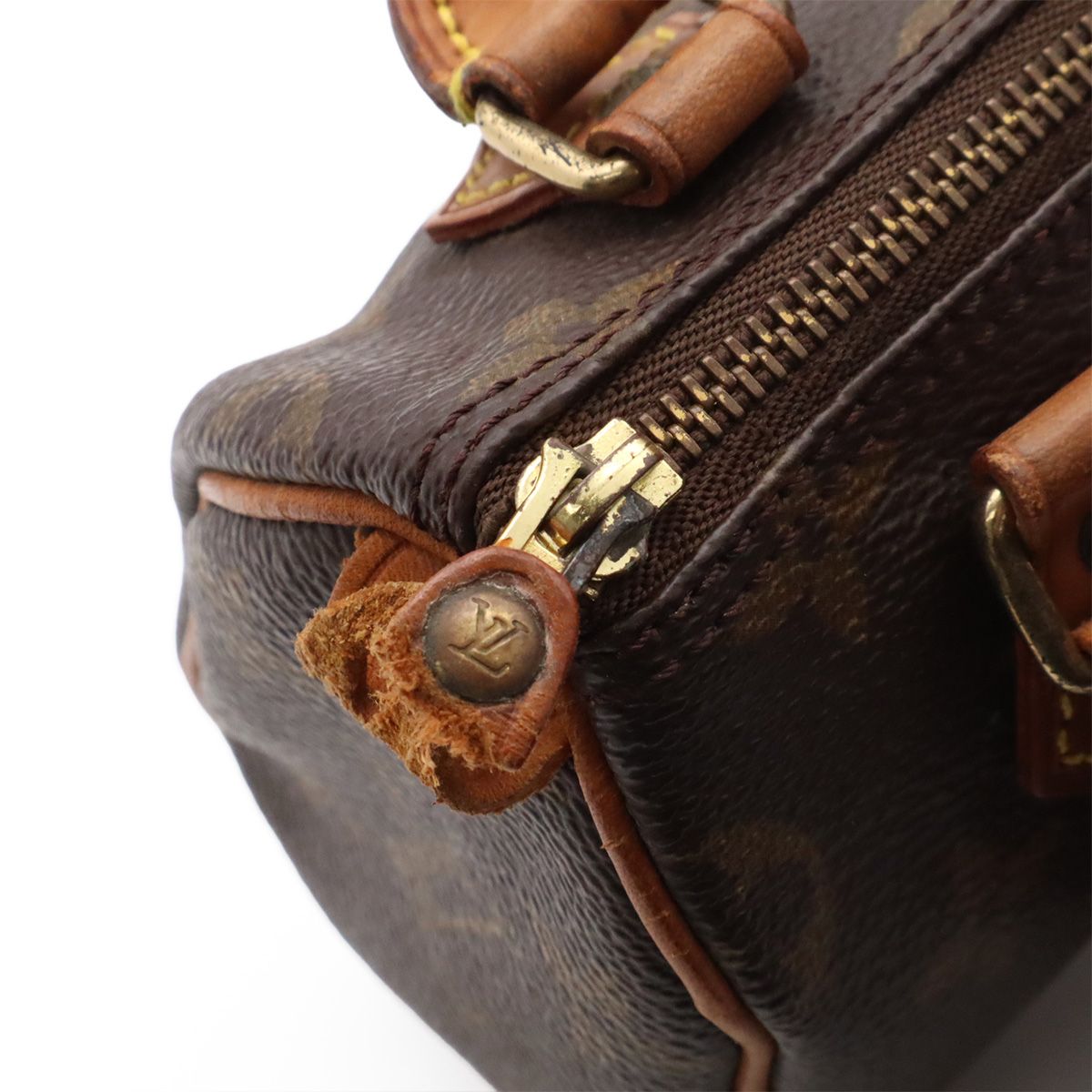 Louis Vuitton Monogram Mini Speedy Mini Bag Pouch Case — view 5