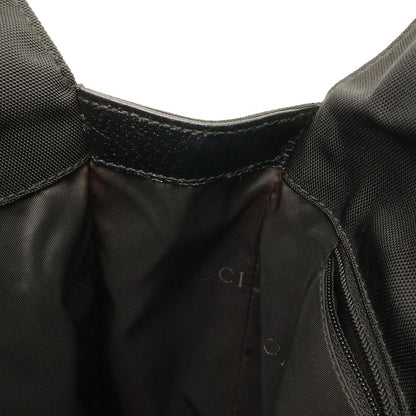 Gucci Jackie Backpack Nylon Leather Black Silver — view 8