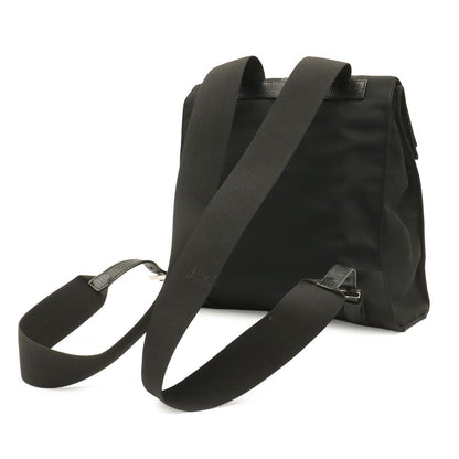 Gucci Jackie Backpack Nylon Leather Black Silver — view 2