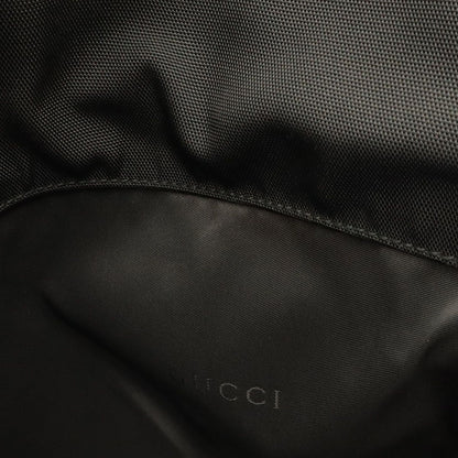 Gucci Jackie Backpack Nylon Leather Black Silver — view 7