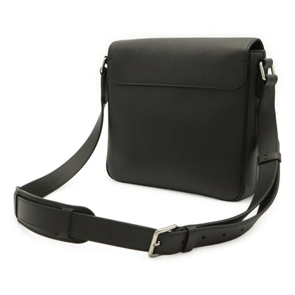 Louis Vuitton Taiga Roman PM Shoulder Bag Crossbody Leather Ardoise Black — view 2