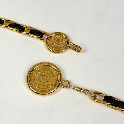 Chanel Belt CC Logo 31 Rue Cambon Leather Black — view 3