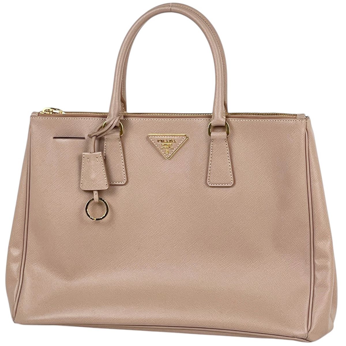 Prada Handbag Galleria Saffiano Leather Pink
