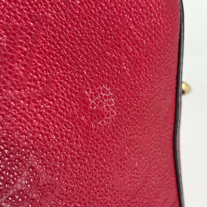 Louis Vuitton Saintonge Shoulder Bag Fringe Pochette Monogram Empreinte Scarlet — view 4