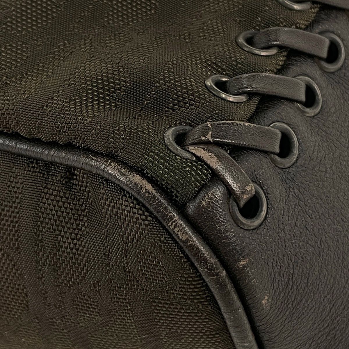 Dior Shoulder Bag Trotter Pattern Nylon Brown — view 3