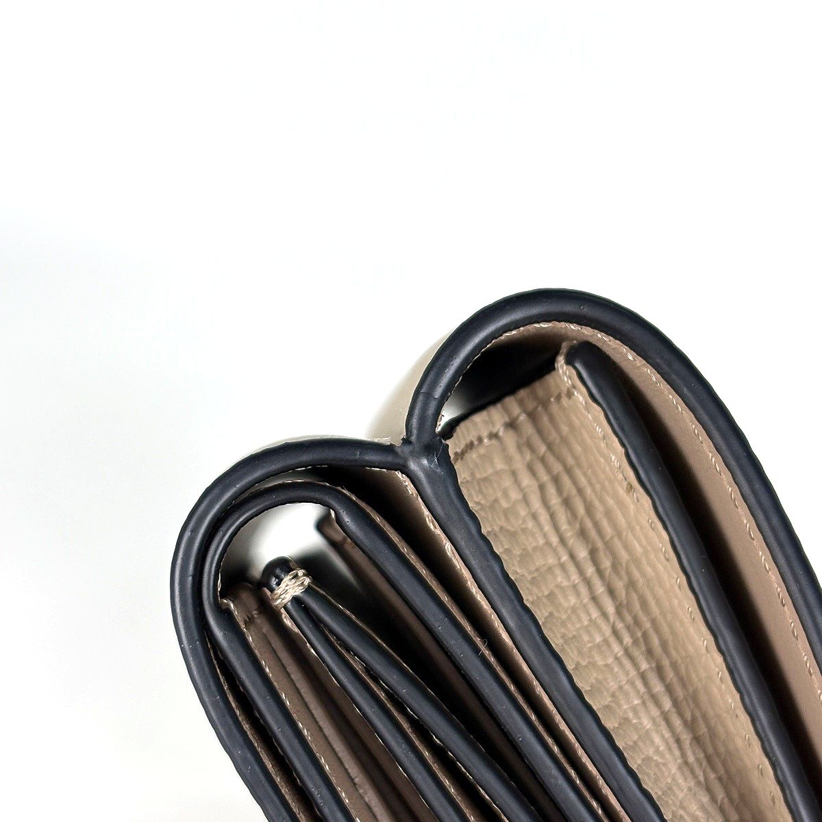 Loewe Trifold Wallet Anagram Leather Gray — view 4
