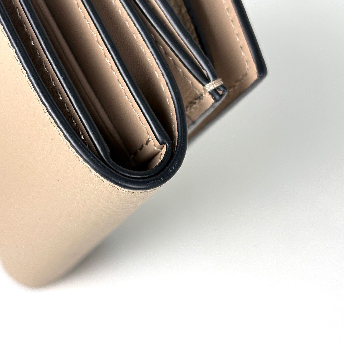 Loewe Trifold Wallet Anagram Leather Gray — view 3