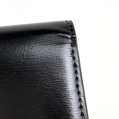 Celine Card Case Triomphe Leather Black — view 5