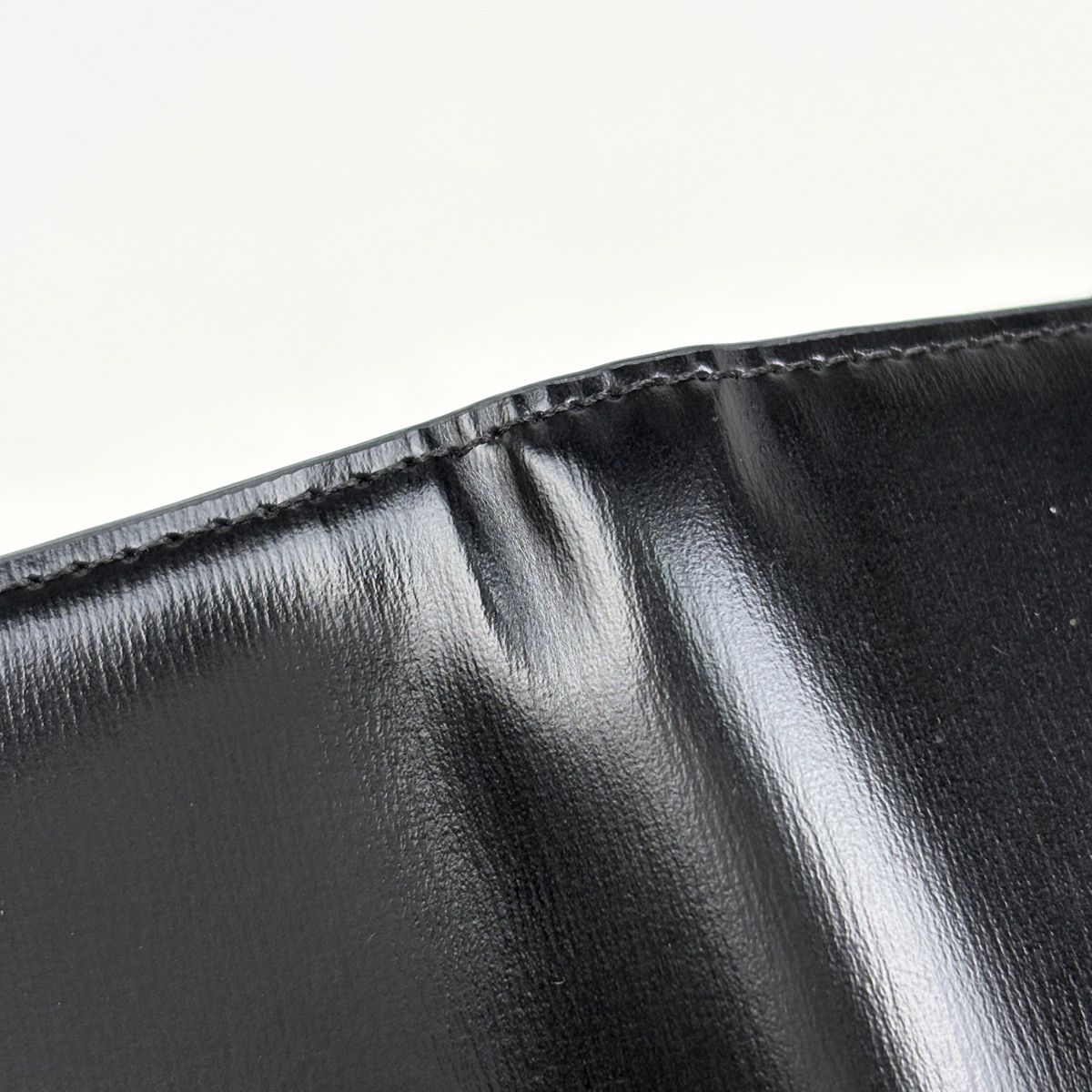 Celine Card Case Triomphe Leather Black — view 6
