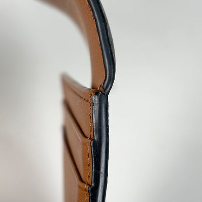 Celine Trifold Wallet Triomphe Mini Black Brown — view 4