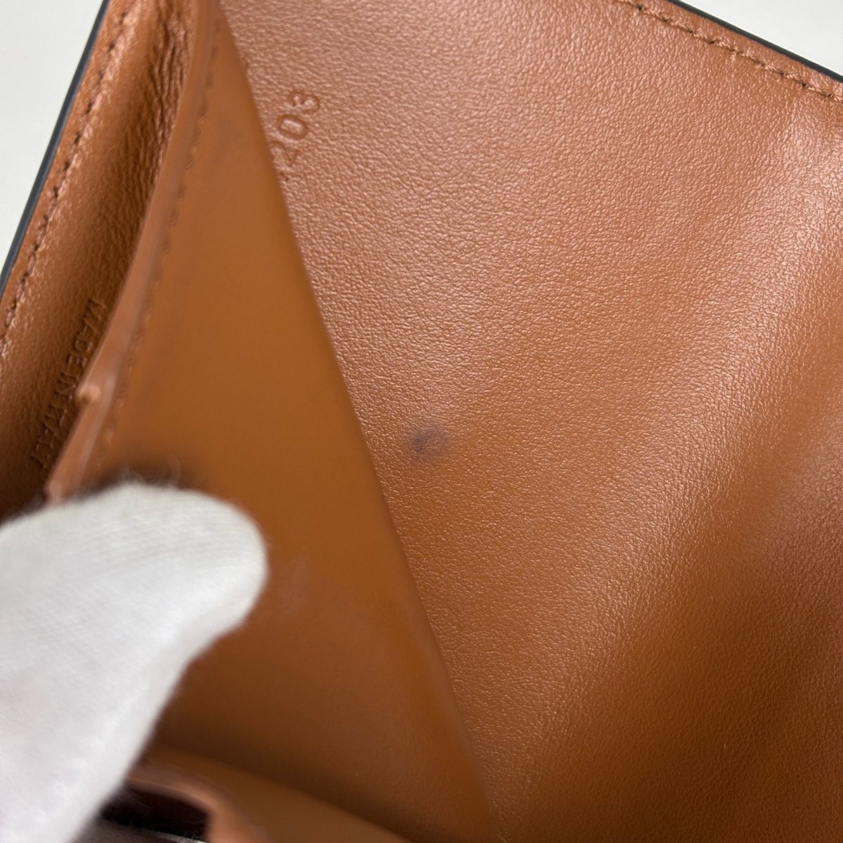 Celine Trifold Wallet Triomphe Mini Black Brown — view 5