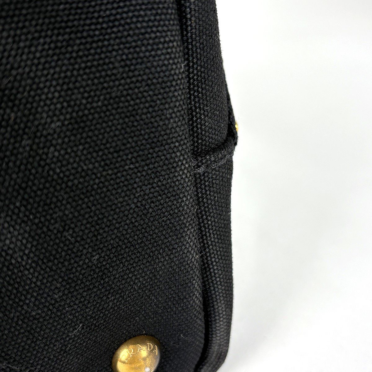 Prada Tote Canapa 2-Way Canvas Black — view 4