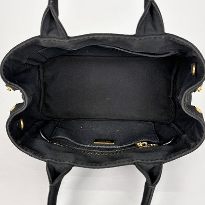 Prada Tote Canapa 2-Way Canvas Black — view 8