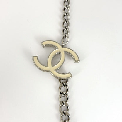 Chanel Belt CC Logo Chain 04 Metal Silver — view 2