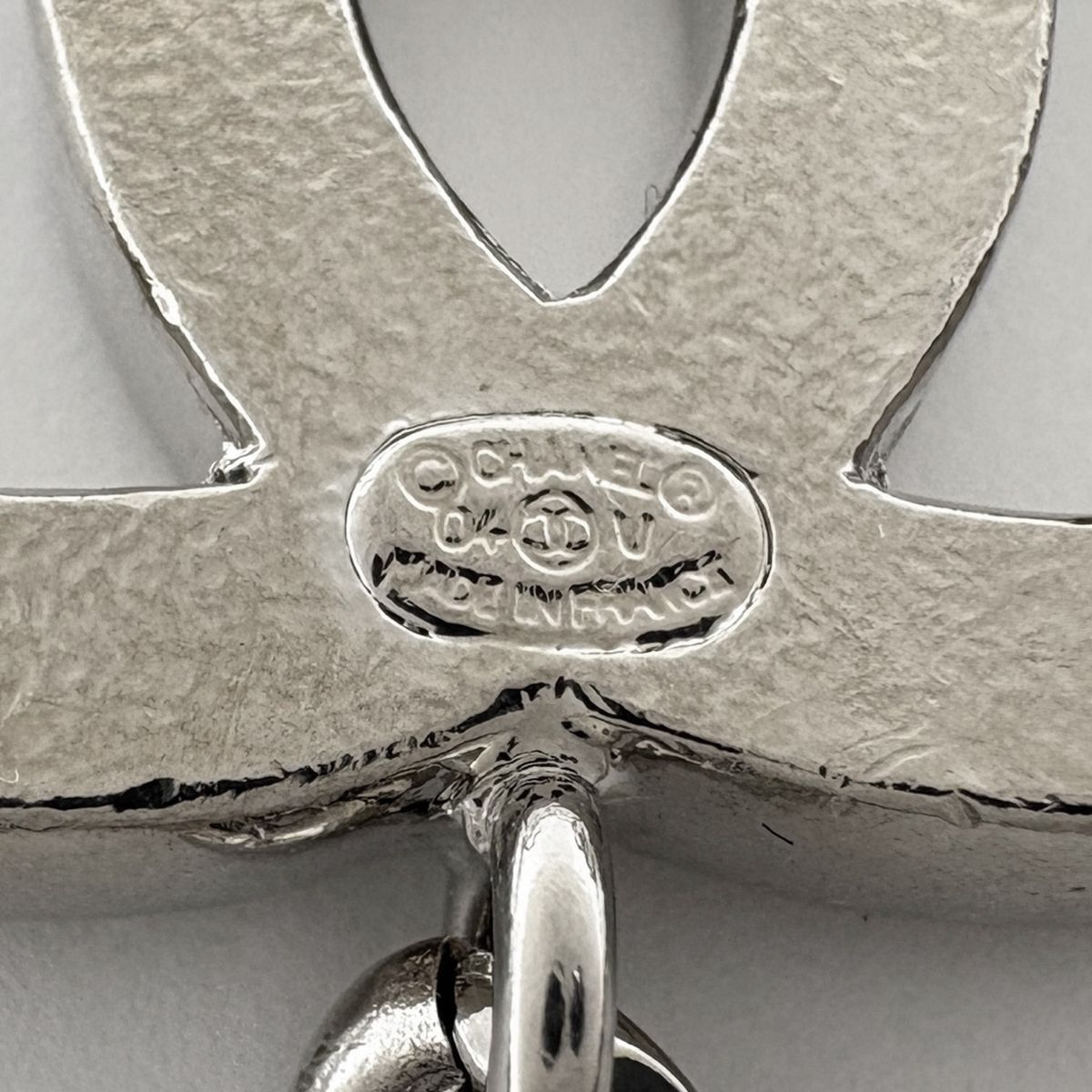 Chanel Belt CC Logo Chain 04 Metal Silver — view 4