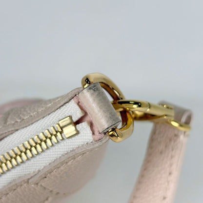 Louis Vuitton Bagatelle NM Handbag Monogram Empreinte Pink Beige Yellow — view 5
