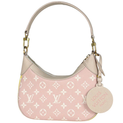 Louis Vuitton Bagatelle NM Handbag Monogram Empreinte Pink Beige Yellow