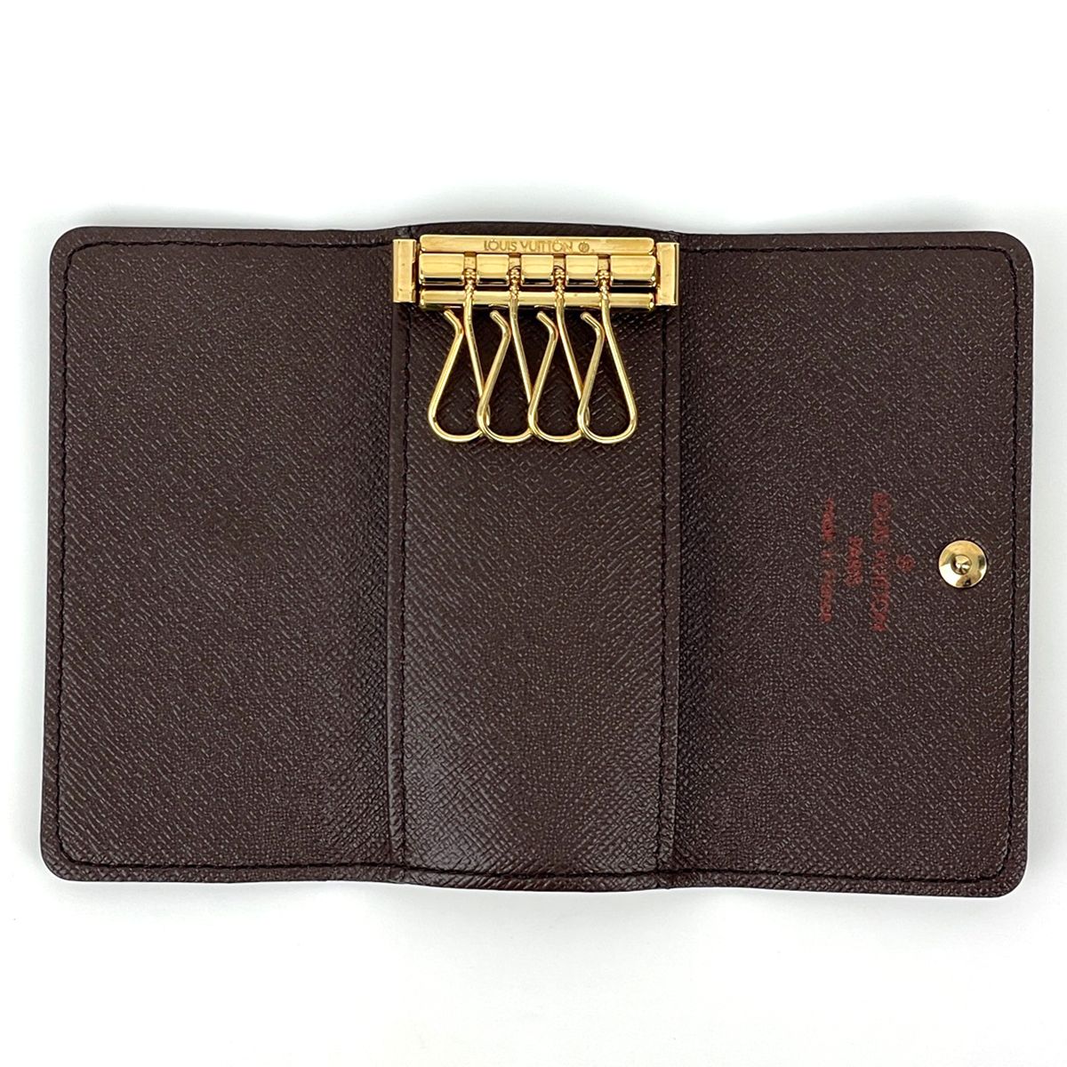Louis Vuitton Multicles 4 Key Case Hook Key Holder Damier Brown — view 5