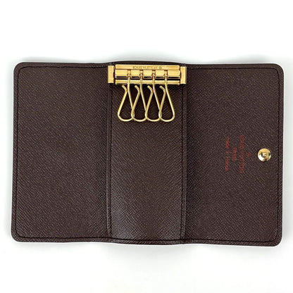 Louis Vuitton Multicles 4 Key Case Hook Key Holder Damier Brown — view 5