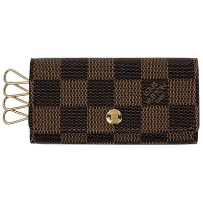 Louis Vuitton Multicles 4 Key Case Hook Key Holder Damier Brown