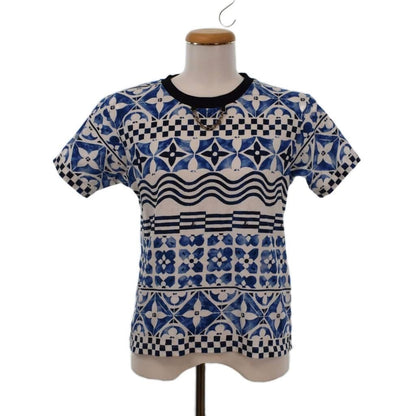 Louis Vuitton T-Shirt Short Sleeve Logo Print Monogram All Over Crew Neck S