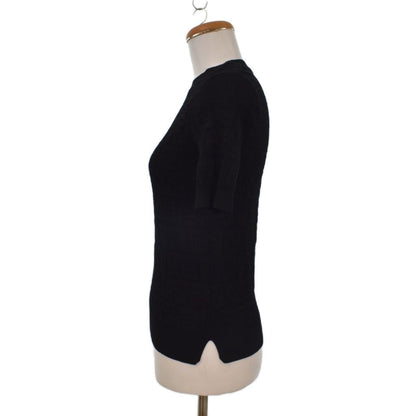 Fendi T-Shirt Knit Sweater Short Sleeve Crew Neck FF Logo Zucca Pattern — view 2