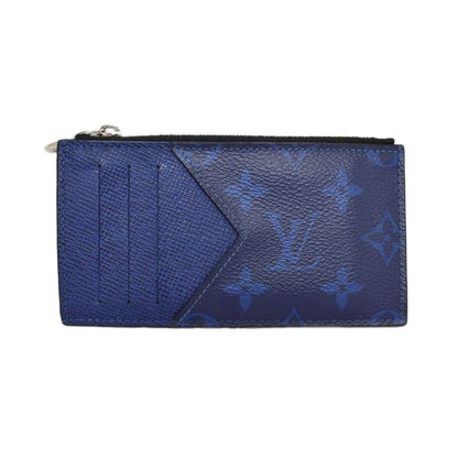 Louis Vuitton Monogram Taigarama Coin Card Holder Blue — view 2