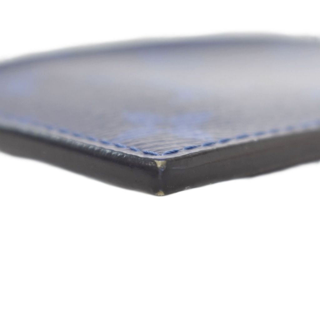 Louis Vuitton Monogram Taigarama Coin Card Holder Blue — view 6