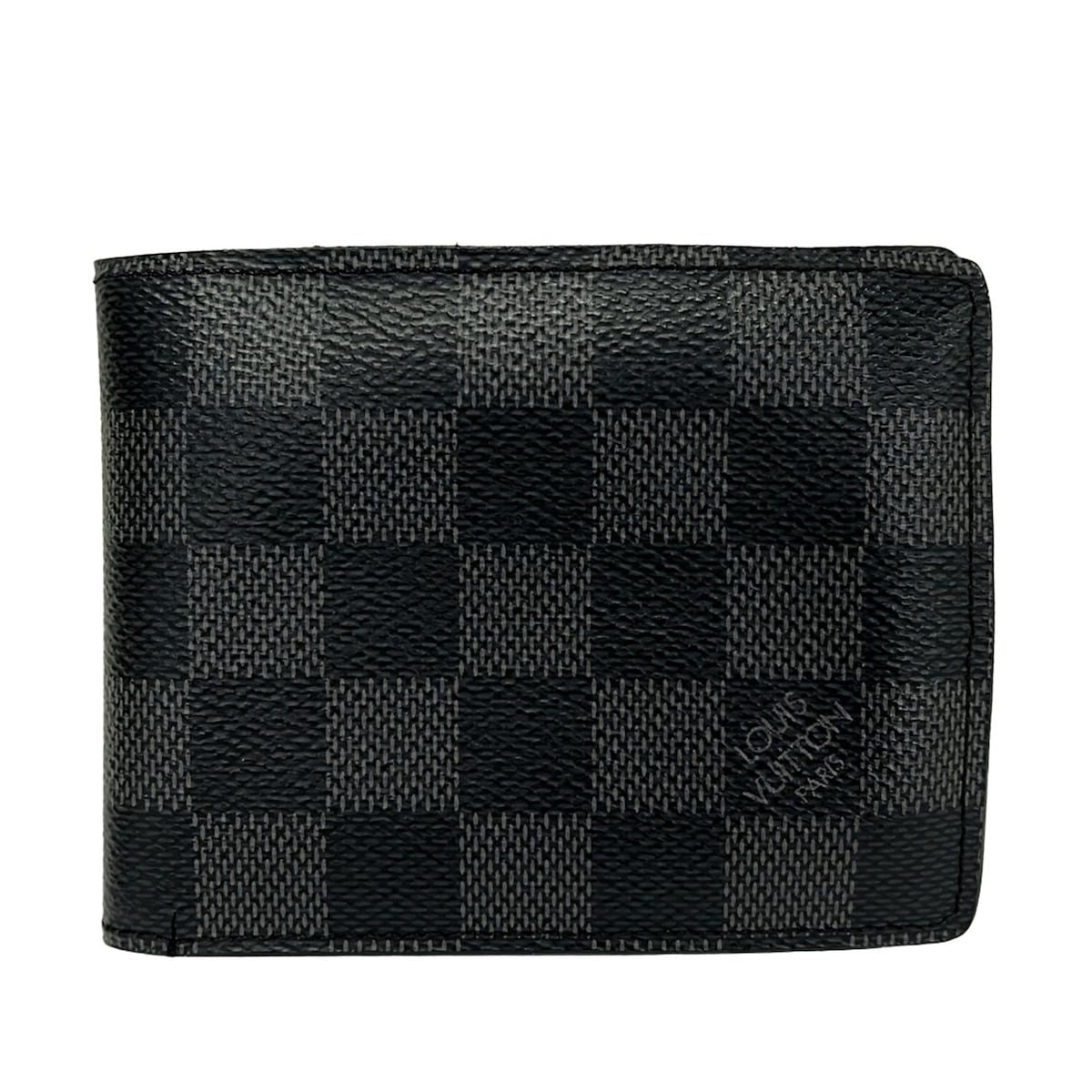 Louis Vuitton Billfold Damier Graphite Portefeuille Calf Wallet — view 2