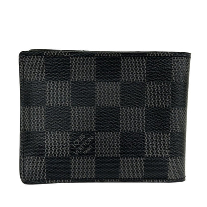 Louis Vuitton Billfold Damier Graphite Portefeuille Calf Wallet