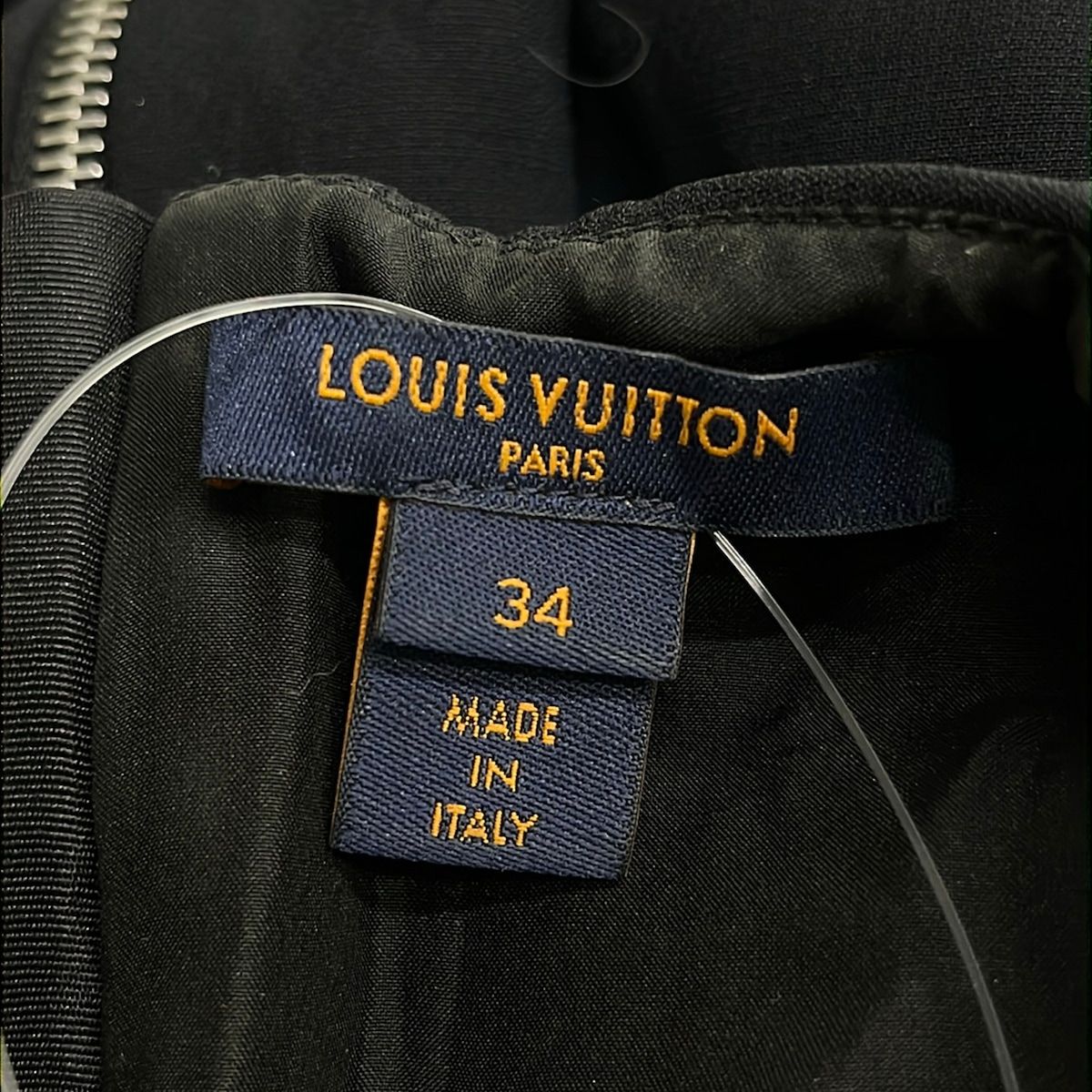 Louis Vuitton Dress 34 S Black Skater Patch — view 3