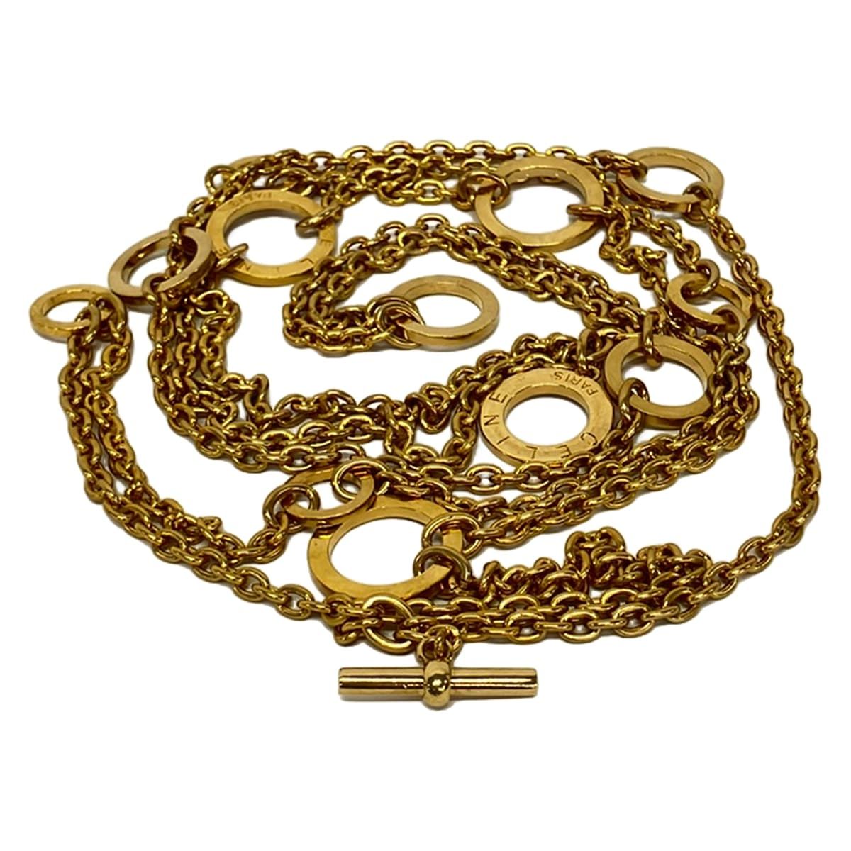 Celine Belt Gold Chain Circle