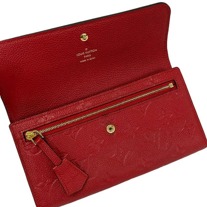 Louis Vuitton Wallet Monogram Empreinte Portefeuille Pont Neuf Cerise Leather — view 3