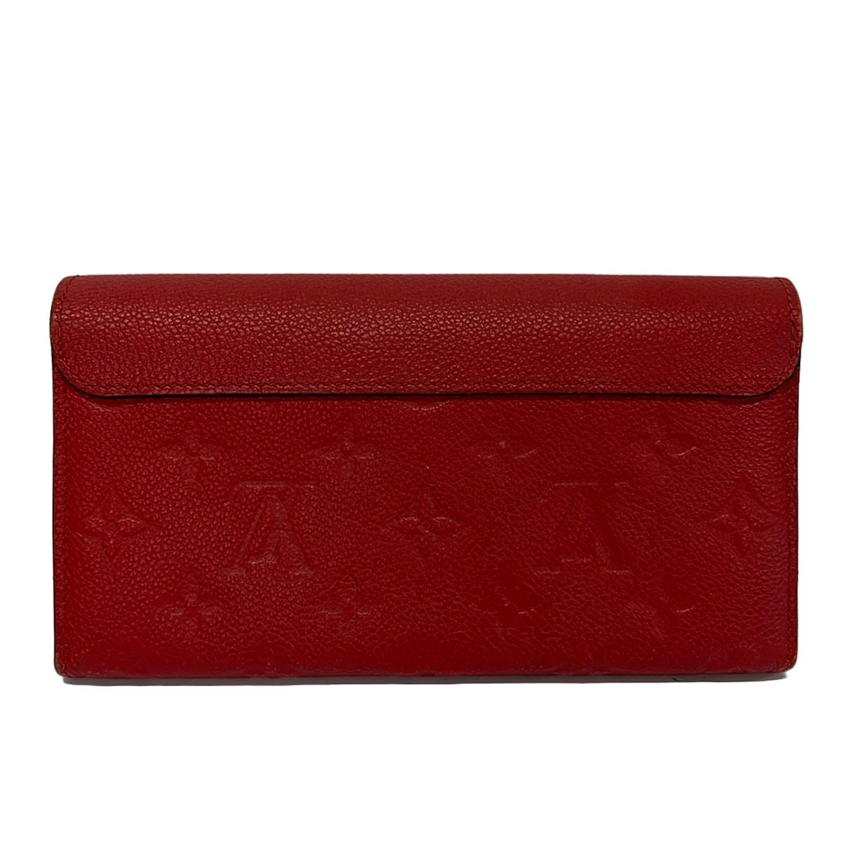 Louis Vuitton Wallet Monogram Empreinte Portefeuille Pont Neuf Cerise Leather — view 2