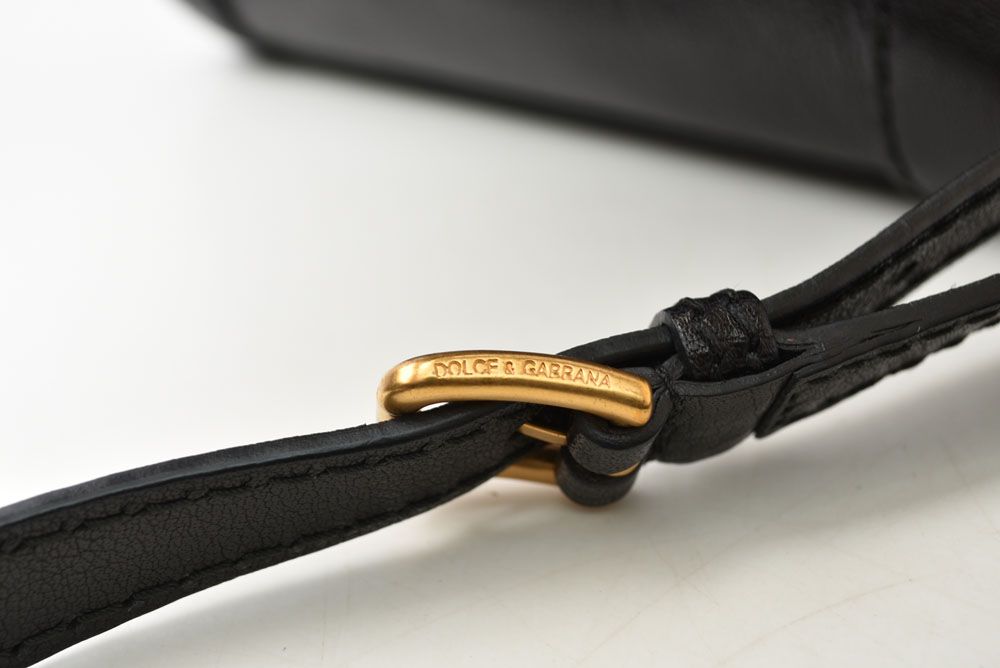 Dolce & Gabbana Shoulder Bag Clutch & Sicily Heritage Black D&G — view 6