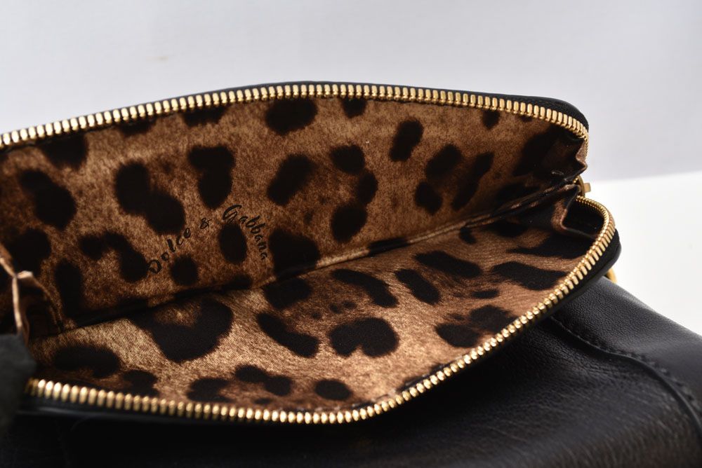 Dolce & Gabbana Shoulder Bag Clutch & Sicily Heritage Black D&G — view 8