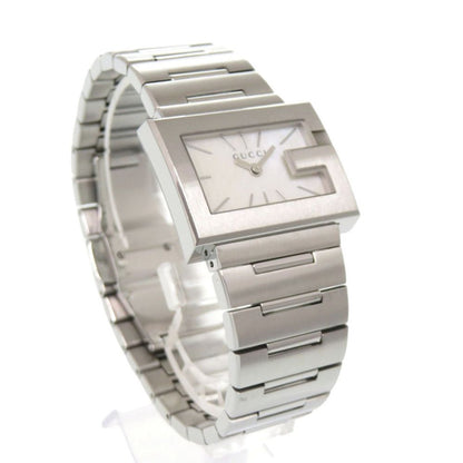 Gucci SS White Shell Silver Quartz Watch Dial — view 6