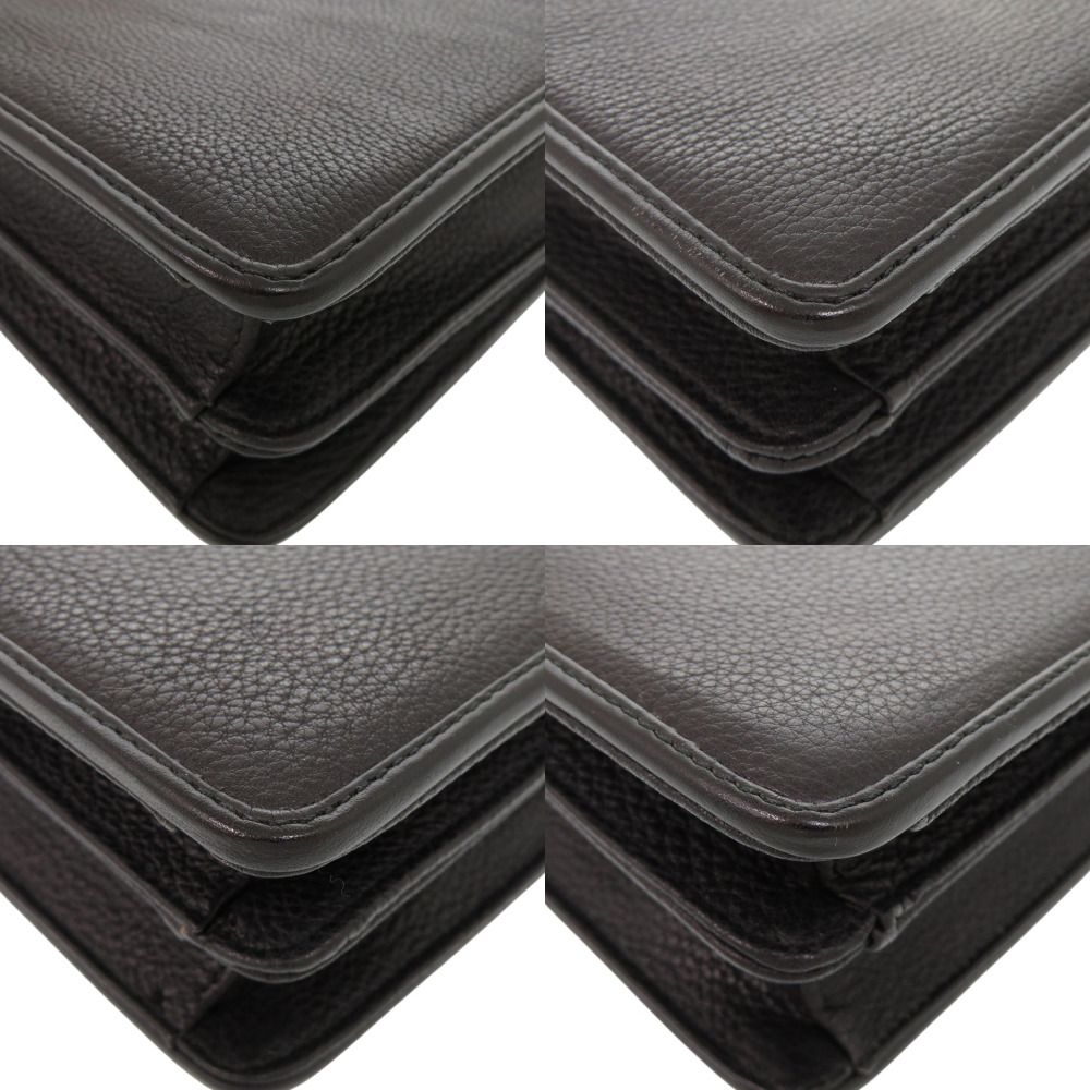 Versace Vintage Sunburst Leather Black Business — view 5