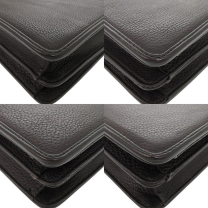 Versace Vintage Sunburst Leather Black Business — view 5