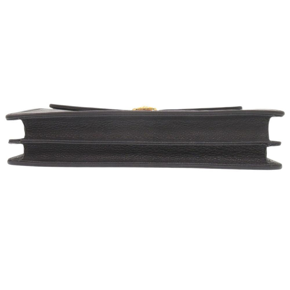 Versace Vintage Sunburst Leather Black Business — view 4