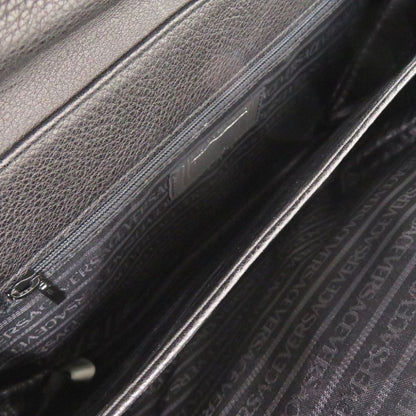 Versace Vintage Sunburst Leather Black Business — view 6