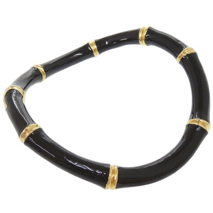 Gucci Bamboo Metal Black Choker Necklace — view 2