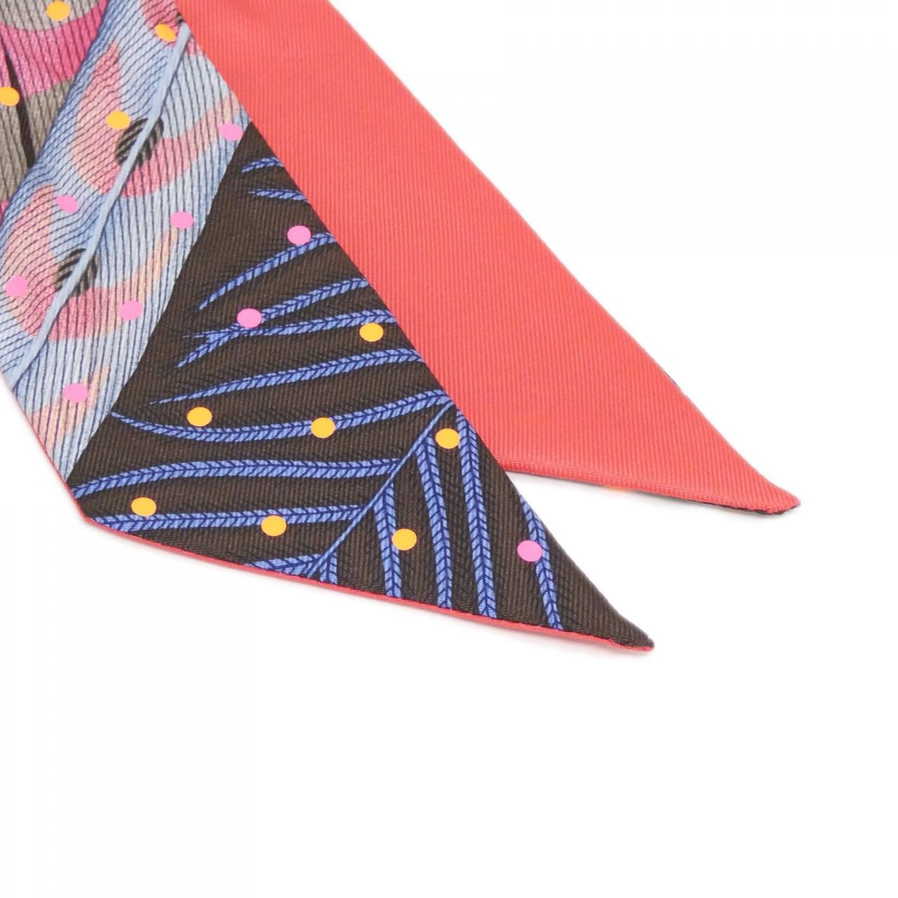 Hermes Twilly Plume Tee Scarf — view 2