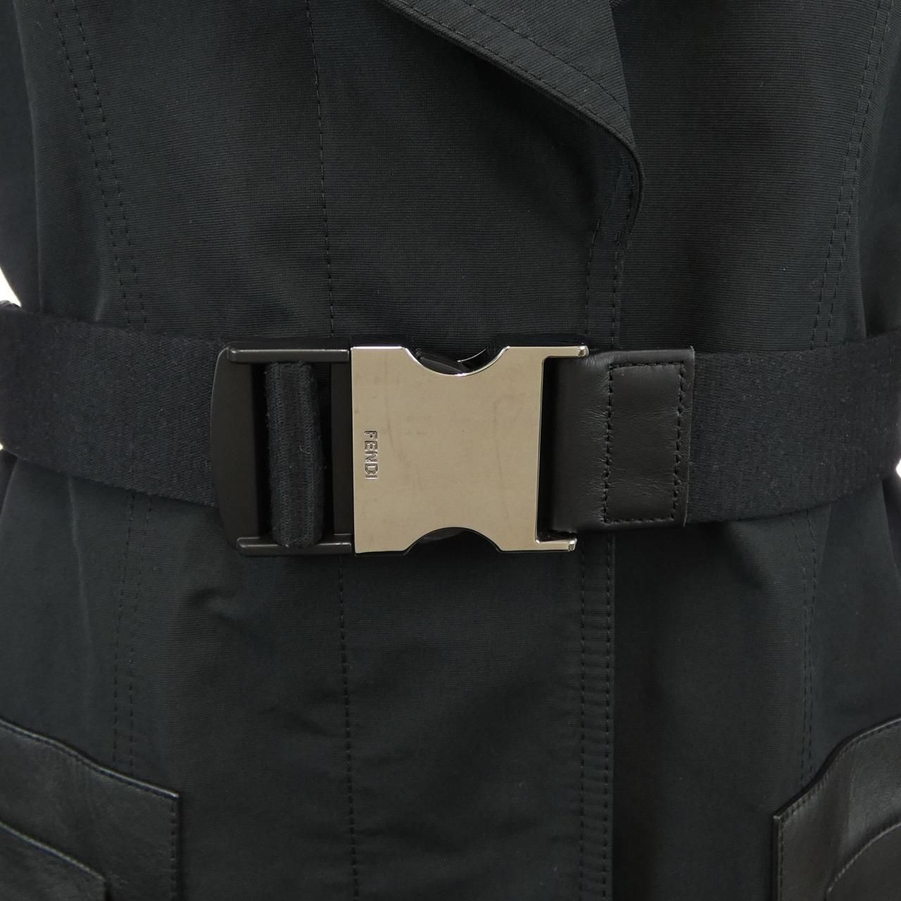 Fendi Coat Black — view 8