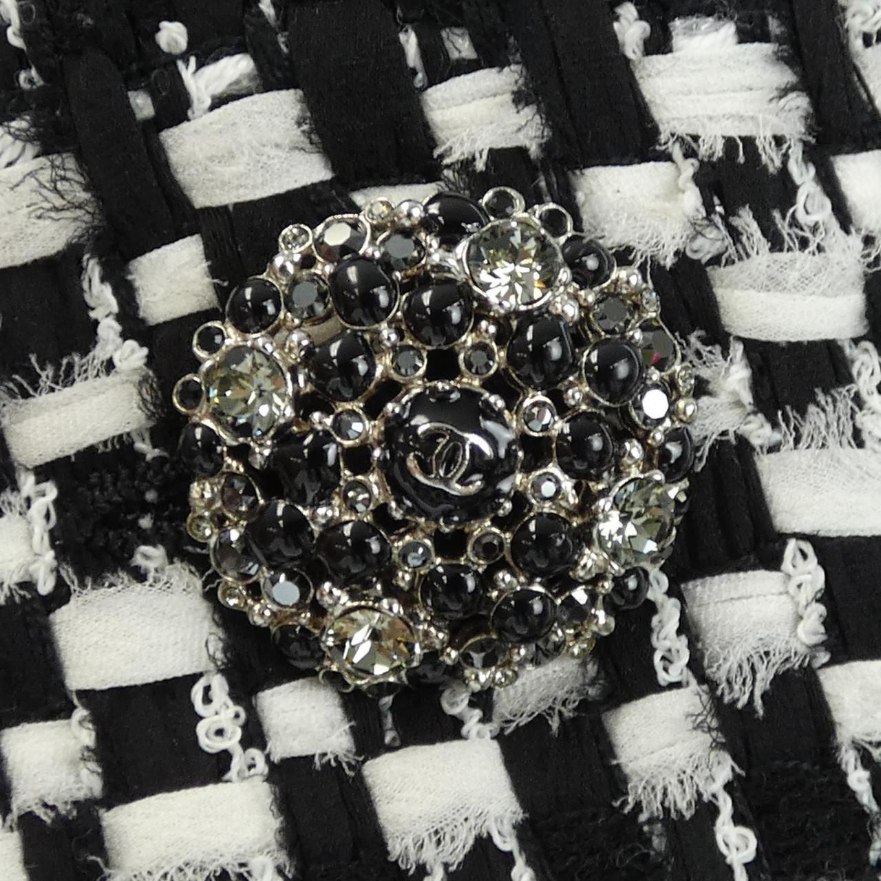 Chanel Collarless Jacket Black — view 7