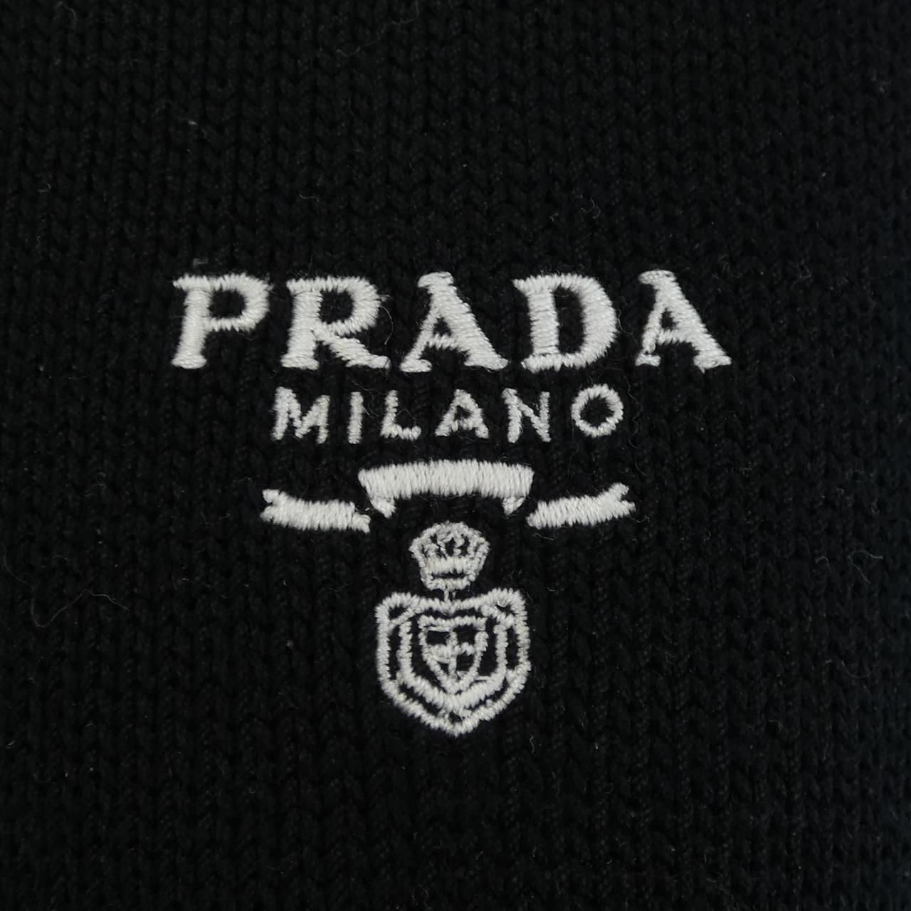 Prada Cotton Crew Neck Sweater Knit — view 7