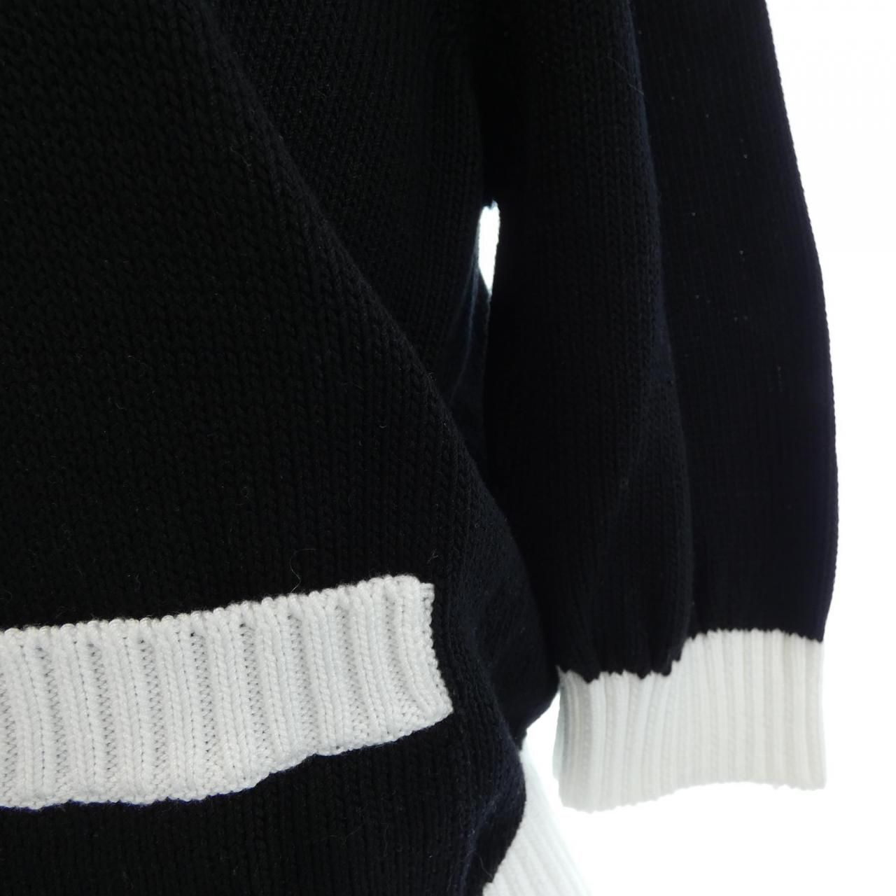 Prada Cotton Crew Neck Sweater Knit — view 6